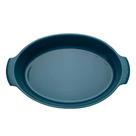 Travessa Refratária Oval G 39 cm Verdigris 2,9 L Porcelana