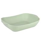 Travessa Retangular Com Alça Cesto Plástico Bend Tray 400ml