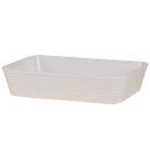 Travessa Retangular Com Friso LE CHEF 27,5x19x6Cm Branca 1823 PARAMOUNT Travessa Retangular Com Friso LE CHEF 27,5x19x6Cm Branca 1823 PARAMOUNT