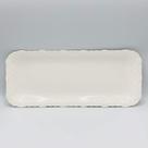 Travessa Retangular de Porcelana Durable Pocelain Alto Relevo 41cm x 17cm x 3cm - Wolff