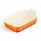 Travessa Retangular Heritage 19cm Laranja - Le Creuset