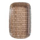 Travessa retangular Vimini Vidro Borossilicato Rattan M -Dynasty Travessa retangular Vimini Vidro Borossilicato Rattan M -Dynasty