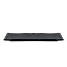 Travessa Sushi Retangular Funda Melamina Preta 32x10 cm Travessa Sushi Retangular Funda Melamina Preta 32x10 cm