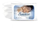 Travesseiro Adulto Sonoleve 50 x 70 cm enchimento Fibra de Poliéster Siliconada Trisoft