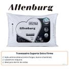 Travesseiro Altenburg Suporte Extra Firme - Antimicrobiano - Indicado para Quem Dorme de Lado e de Costas Travesseiro Altenburg Suporte Extra Firme - Antimicrobiano - Indicado para Quem Dorme de Lado e de Costas