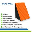 Travesseiro Anatômico Pós-Cirúrgico Encosto Triangular Amamentação Acamado Idoso Casca de Ovo UN Longevitech
