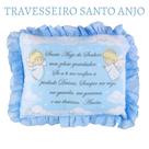 Travesseiro Bebê Oração do Santo Anjo do Senhor Infantil Macio e Confortável