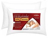 Travesseiro Casadinho 2 Unid 100% Poliester 20x45x65 Ortobom
