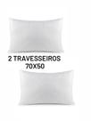 Travesseiro Casal padrão 70x50 Macio -2 Unidades Travesseiro Casal padrão 70x50 Macio -2 Unidades