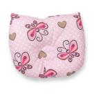 Travesseiro de Bebê Anatômico Girafa Borboleta Rosa