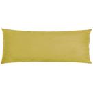 Travesseiro De Corpo Body Pillow Veludo 40x130cm Amarelo