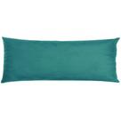 Travesseiro De Corpo Body Pillow Veludo 40x130cm Turquesa