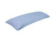 Travesseiro De Corpo Xuxinho Com Capa Micro Percal 200 Fios Enchimento 100% Silicone Tamanho Compacto, Elegância Para Quartos E Salas.