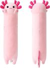 Travesseiro de pelúcia PEACH CAT Pink Axolotl Stuffed Animal 34 cm