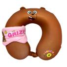 Travesseiro de Pescoço com máscara We Are Bears Pardo Miniso