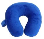 Travesseiro de Pescoço Infantil para Viagem Wolf Essentials Microfibra Macia Azul Travesseiro de Pescoço Infantil para Viagem Wolf Essentials Microfibra Macia Azul