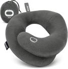 Travesseiro de Pescoço para Viagem BCOZZY X-Large com Duplo Suporte Cinza