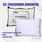 Travesseiro EuroHotel Toque de Seda 50x70x18 Com Borda Dupla