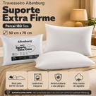 Travesseiro Extra Firme Suporte 50x70cm Algodao Macio Oferta -
