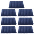 Travesseiro inflável colchão bestway para camping acampamento 42x26x10cm 7un Travesseiro inflável colchão bestway para camping acampamento 42x26x10cm 7un