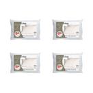 Travesseiro Látex Kit 4un Sleep Flocos Anatômico Castor 45x65x12