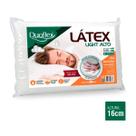 Travesseiro Látex Light Alto Antialérgico 50x70 Branco 16cm Altura Duoflex