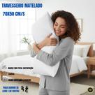 Travesseiro Matelado Antialérgico 70x50 cm Suporte e Maciez em Uma Só Peça