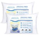 Travesseiro Mediflow Original Fiber Water Ajustável - Kit com 2