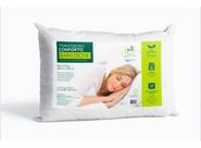 Travesseiro Microfibra Macio 70 X 50 Branco Fibra Siliconada
