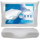 Travesseiro Nasa Cervical Ortopédico Confortável Ergonômico Fibrasca Cor Branco Travesseiro Nasa Cervical Ortopédico Confortável Ergonômico Fibrasca Cor Branco