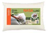 Travesseiro Nasa Luxo Alto Duoflex Bege Para fronha 50cmx70cm Espuma 100% poliuretano