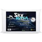 Travesseiro Nasa Original 10 Cm Altura 70x60 Viscoelástico (Capa Algodão) Perfil Baixo Anatômico Ortopédico Antialérgico