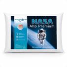 Travesseiro Nasa Original Perfil Alto Capa Algodão Viscoelástico Antialérgico Altura 14cm Viva Conforto Travesseiro Nasa Original Perfil Alto Capa Algodão Viscoelástico Antialérgico Altura 14cm Viva Conforto