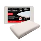 Travesseiro Nasa Viscoelástico Master Slim Macio Toque Suave Antialérgico Anti Ácaros 50x70cm