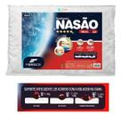 Travesseiro Nasão Fibrasca 40x60x14 - Com uma Face Viscoeláticae na outra Espuma Com Gomos massageadores