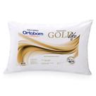 Travesseiro OrtobomGold Life em Malha Penteada com Enchimento em Fibra Poliester 65 x 45 cm - Branco