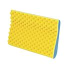 Travesseiro Ortopédico Casca de Ovo Cervical com Capa Luckspuma Cor:Amarelo+AzulTamanho:ÚnicoGênero:Unissex