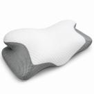 Travesseiro Ortopédico Cervical para Alívio da dor no Pescoço Ergonômico de Espuma Viscoelástica Inodoro Travesseiro Para Dormir de Costas e de Lado