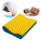 Travesseiro Ortopédico Pillow Cervical Pescoço Ergonômico e Terapêutico Para Coluna Casca Caixa de O