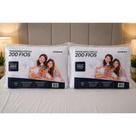 Travesseiro Percal 200 Fios Ortopédico Antialérgico 40x70cm 1 Unidades 100 Algodaõ Ortobom