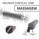 Travesseiro rolinho cervical com massagem