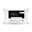 Travesseiro Toque de Pluma King Ganso Percal 180 Fios 90x50cm Lavável em Máquina Travesseiro Toque de Pluma King Ganso Percal 180 Fios 90x50cm Lavável em Máquina