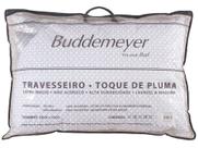 Travesseiro Toque de Pluma Tecido Cetim 233 Fios Buddemeyer 50x90 100% Algodão Super Macio Antialérgico