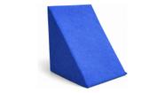 Travesseiro Triangular Encosto Anatômico Almofada de Apoio Espuma D33 Capa Removível Lavável Zíper Azul Travesseiro Triangular Encosto Anatômico Almofada de Apoio Espuma D33 Capa Removível Lavável Zíper Azul