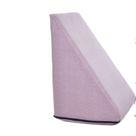 Travesseiro Triangular Encosto Anatômico Almofada de Apoio Espuma D33 Capa Removível Zíper Adulto