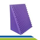 Travesseiro Triangular Encosto Pós-Cirúrgico Antirrefluxo Caixa de Ovo Bioflorence