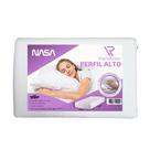 Travesseiro Visco Relax Nasa Alto Capa 100% Algodão Hipoalergênico 60x40x14cm TRP Imports