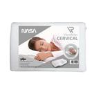 Travesseiro Visco Relax Nasa Cervical Capa 100% Algodão Hipoalergênico 64x39x12cm TRP Imports