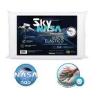 Travesseiro Viscoelástico Nasa X Perfil Baixo 10 cm NAP Espuma Inteligente Anatômico Ergonômico Antialérgico