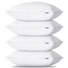 Travesseiros de Cama CozyLux Queen 46 x 71 cm Macios, Kit com 4 Travesseiros de Cama CozyLux Queen 46 x 71 cm Macios, Kit com 4
